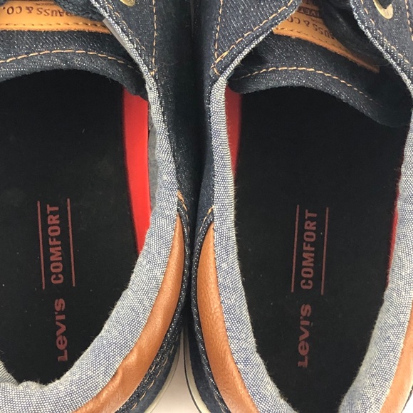 Levi’s Shoes Mens 13 Ethan Denim II Canvas Sneakers - Picture 6 of 15